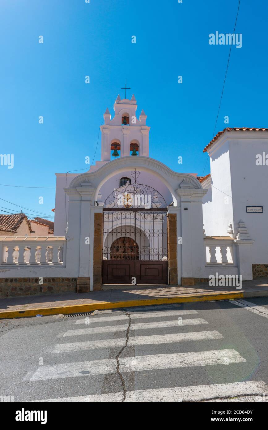 Convento de Santa Teresa del 1665, Patrimonio Mondiale dell'UNESCO, Sucre, capitale costituzionale della Bolivia, Dipartimento Chuquisaca, Bolivia, America Latina Foto Stock