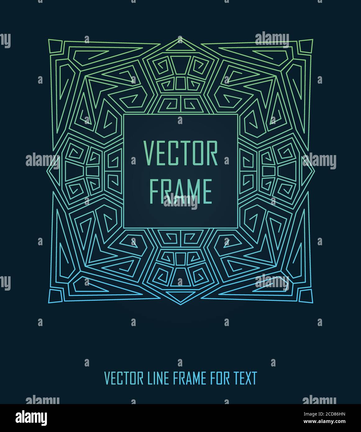 Cornice quadrata disegnata a mano con ricci. Elemento di design bianco e  nero per decorazione. Semplice bordo doodle spazio di copia incolore  Immagine e Vettoriale - Alamy