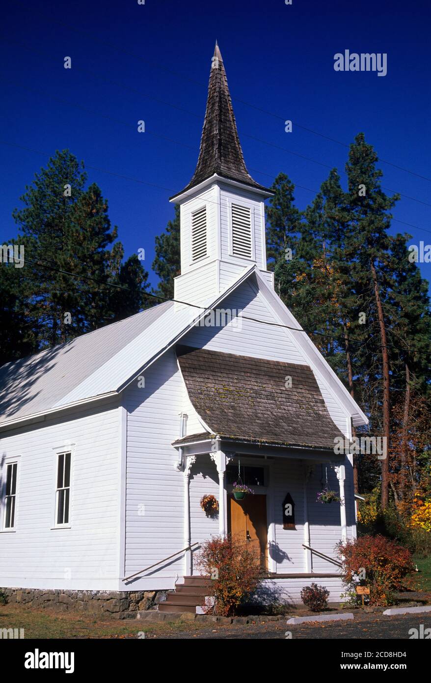 Chiesa presbiteriana (1906), Lago di Trout, Washington Foto Stock