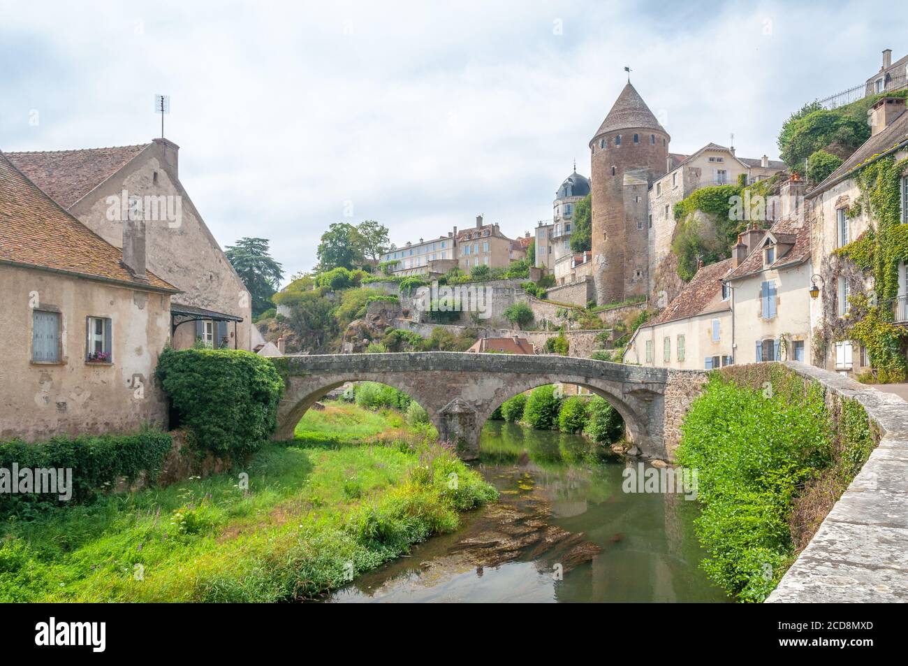 Semur-en-Auxois Foto Stock