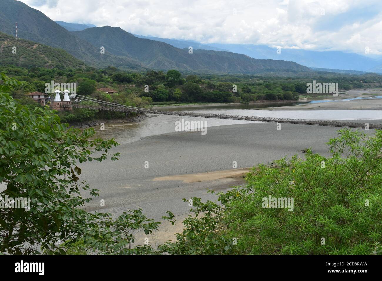 Ponte principale di Santa Fe de Antioquia Foto Stock