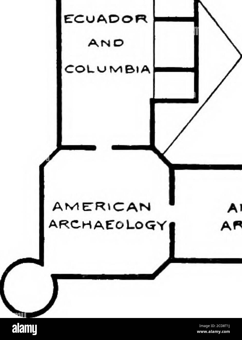 . Il Museo Americano di Storia Naturale : la sua origine, la sua storia, la crescita dei suoi dipartimenti fino al 31 dicembre 1909 . isplay delle relativedistanze dei pianeti remoti. Il punto d'ingresso del secondo piano sara' la nuova e grandiosa EastEntrance Hall, una galleria ad apertura a due o forse a tre piani circondata da gallerie secondarie. Di fronte al visitatore sarà la Sala del transetto Est, dedicata alla VITA DELL'AFRICA, per la quale si stanno ora allestendo collezioni madein British East Africa, nel protettorato ugandese, e in Congo, oltre alle già notevoli collezioni del Museo. ITIS proposto qui a gi Foto Stock