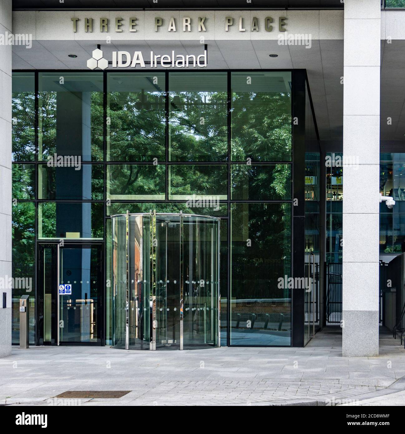 Gli uffici dell’Industrial Development Authority di Hatch Street, Dublino, Irlanda. La funzione dell’IDA è incoraggiare gli investimenti esteri diretti. Foto Stock
