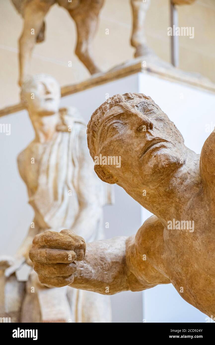 Francia, Parigi, il museo dello scultore Antoine Bourdelle, arciere Herakles, seconda versione Foto Stock