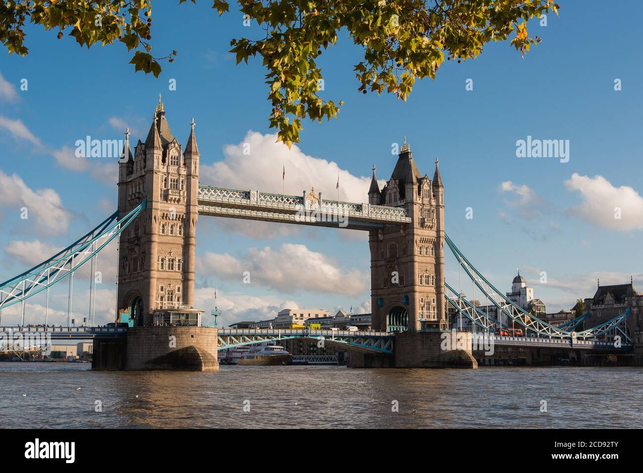 Simbolo di Londra - il Tower Bridge Foto Stock