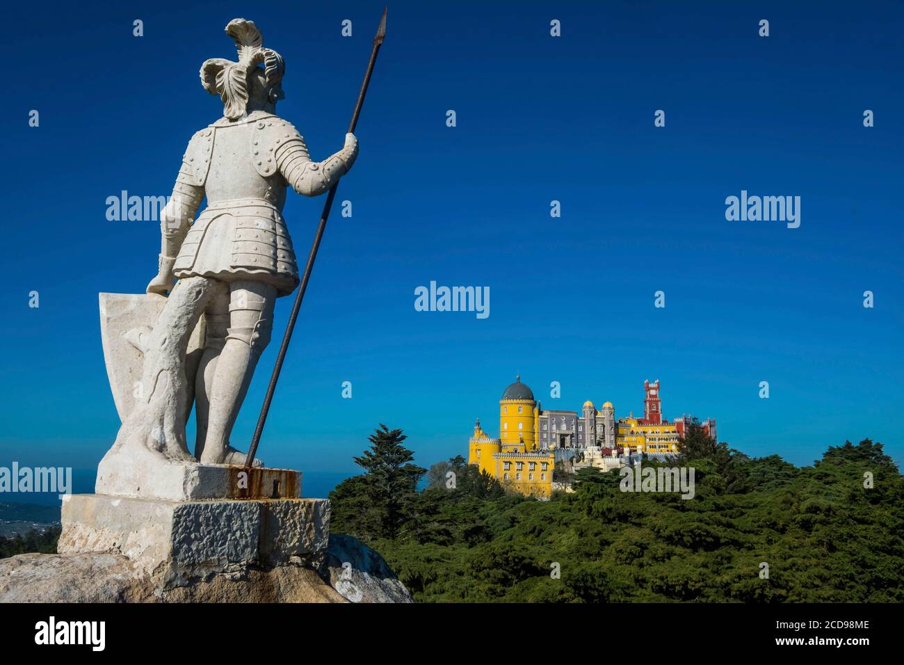 Portogallo, Sintra, Palazzo Nazionale di pena Foto Stock