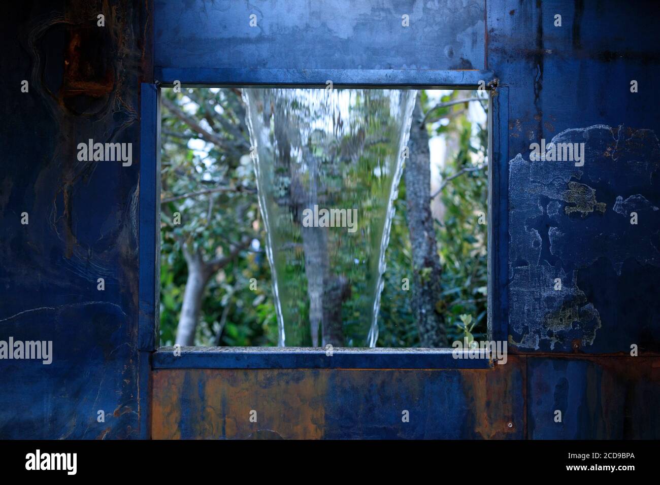 Francia, Alpes Maritimes, Antibes Juan les Pins, Garden Festival della Costa Azzurra 2019, Garden da una banca ad un altro Passion Garden di Jeremie Boissiere, Cedric Eygrier, Lawrence Buron, Lucas Michel, Alan Bontoux Calot e Sylvere Fournier Foto Stock