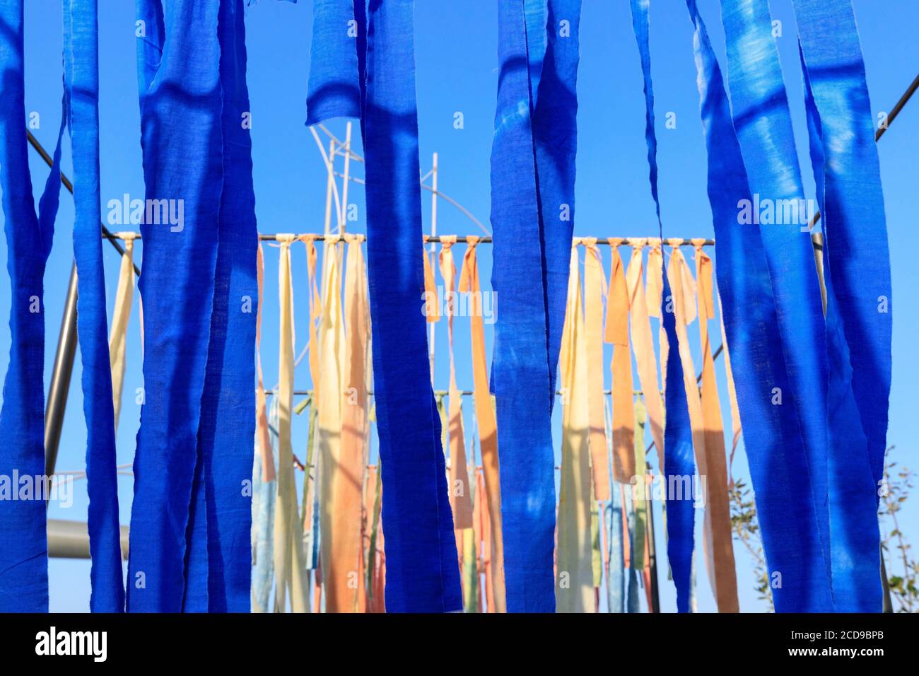 Francia, Alpes Maritimes, Antibes Juan les Pins, Garden Festival della Costa Azzurra 2019, Garden confida al vento di Giorgio Broccardo, Daniela Donisi, Fabrizio Duca e Riccardo Bianchi Foto Stock