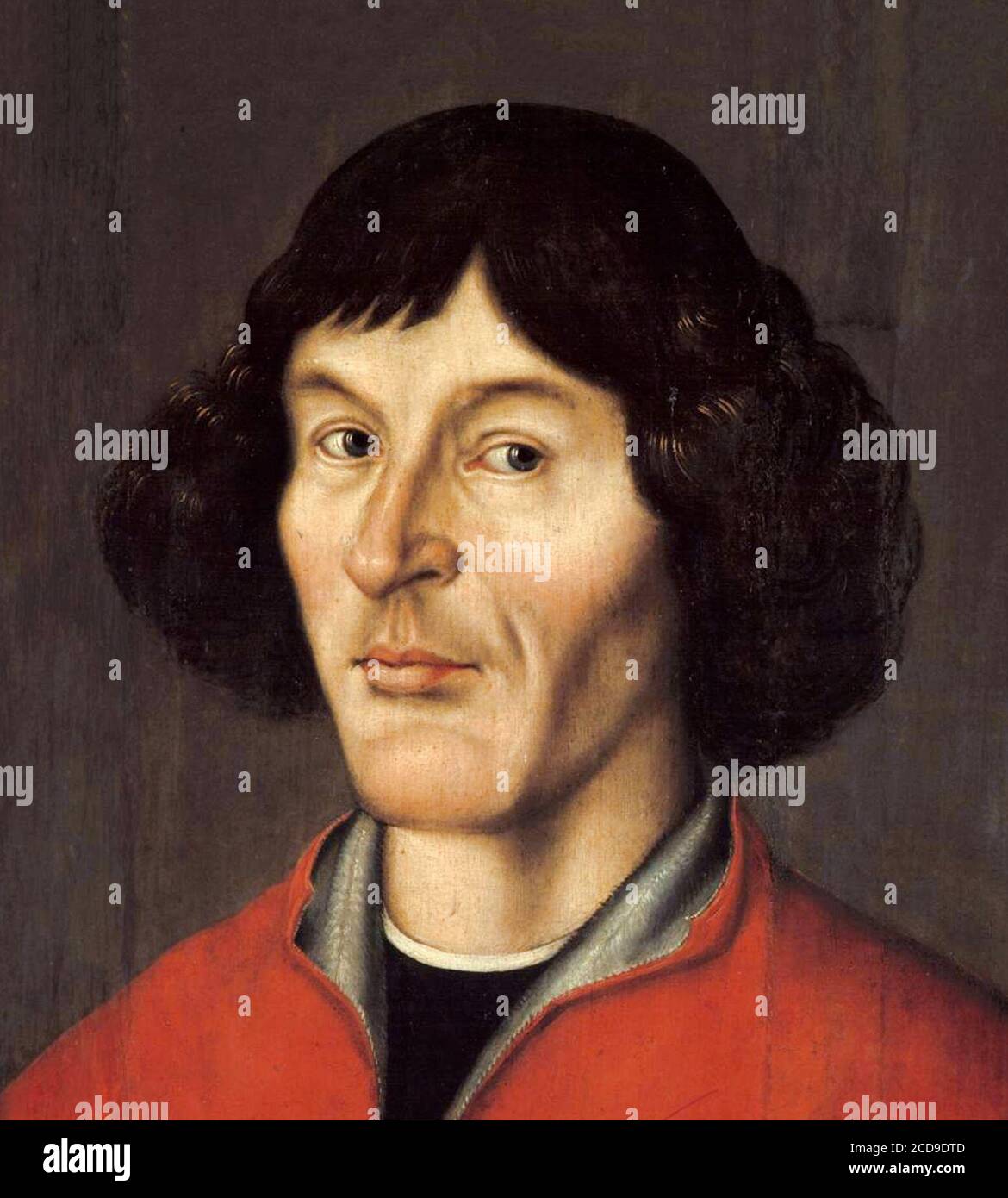 Copernico. Ritratto di Nicolaus Copernicus (1473-1543), olio e tempera su pannello, c.1580 Foto Stock
