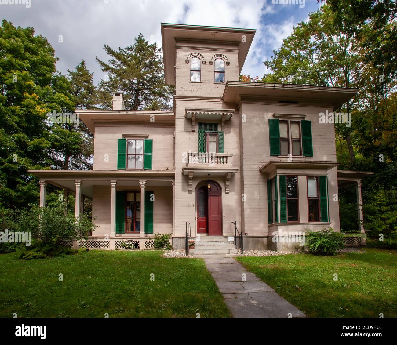 Evergreen's - i fratelli di Emily Dickinson a casa Foto Stock