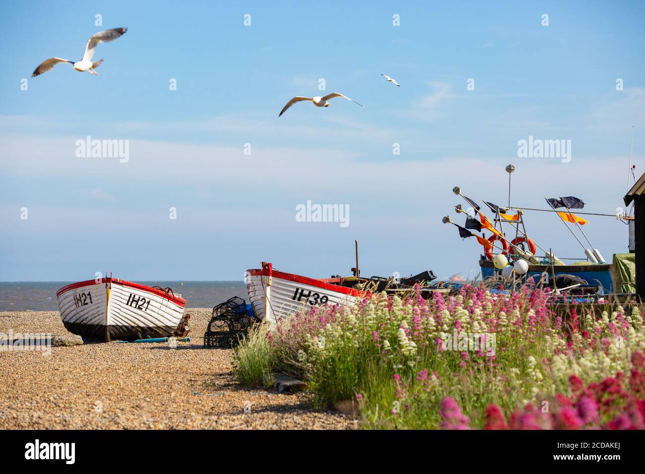 Aldeburgh. Pittoresca e popolare cittadina turistica sulla Costa di Suffolk. Foto Stock