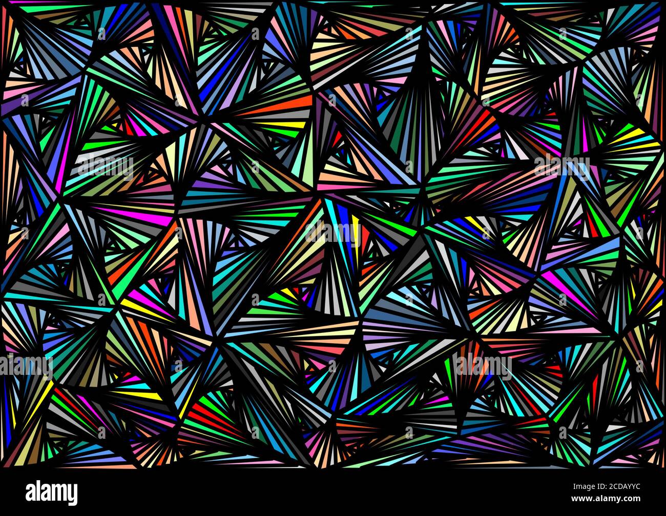 Uno sfondo di triangoli di diverse sfumature interconnessi, astratto sfondo costituito da triangoli. Foto Stock