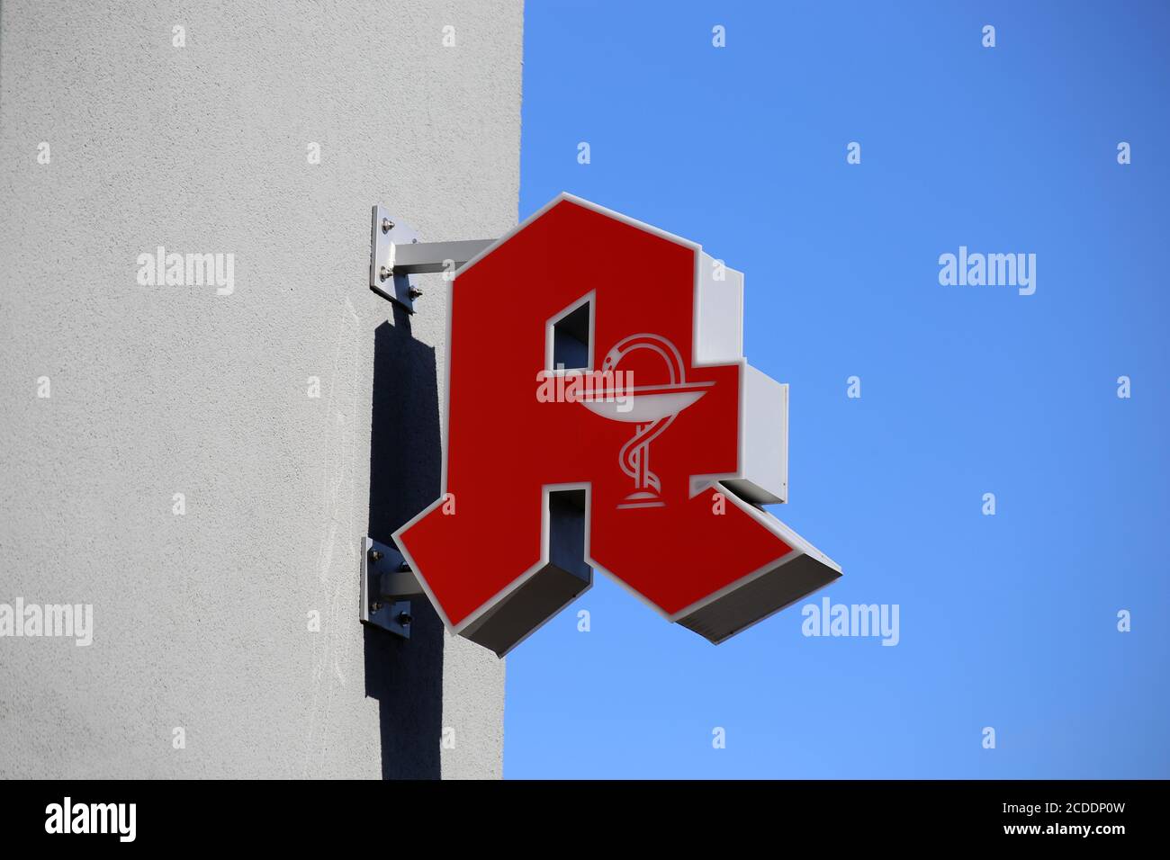 Logo delle farmacie pubbliche in Germania Foto Stock