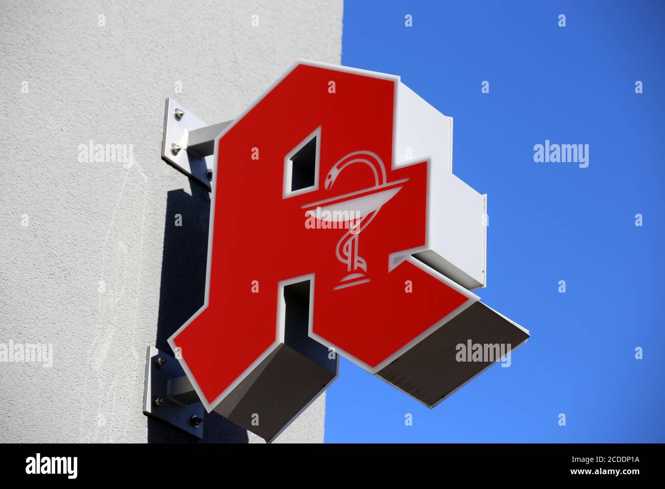 Logo delle farmacie pubbliche in Germania Foto Stock