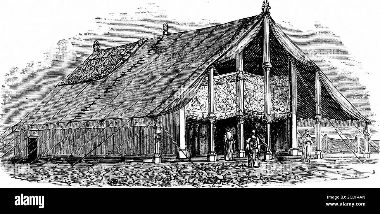 . Un dizionario della conoscenza religiosa [risorsa elettronica]: Per uso popolare e professionale, comprendente informazioni complete su argomenti biblici, teologici ed ecclesiastici . o sono stati sgradevoli nella sua forma, E di avere avuto un grande gusson1 che siamo indebitati per ciò che forse considerato come una ricostruzione soddisfacente del santuario in tutti i suoi particolari principali.egli sostiene che il riparo del tabernacleprob era in realtà una tenda di forma ordinaria, come il senso comune andipratica expe-rience suggerirebbe come meglio adatto per deluso. Secondo questo punto di vista, i fivefillars all'entrr Foto Stock