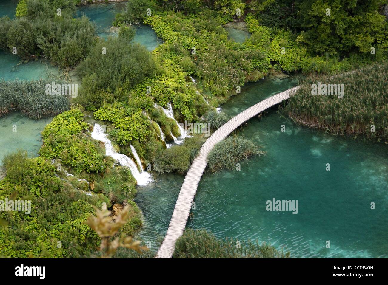I Laghi di Plitvice - Parco Nazionale in Croazia Foto Stock