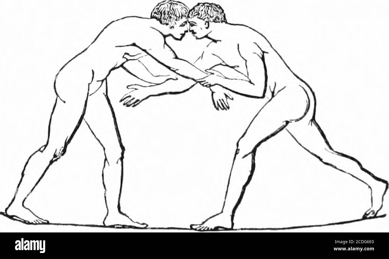 . Un dizionario di conoscenza religiosa [risorsa elettronica]: Per uso popolare e professionale, comprendente informazioni complete su argomenti biblici, teologici ed ecclesiastici. E la lotta è stata sotto l'ispezione di ufficiali designati a tal fine. A questa difficile preparazione si fa riferimento da Paul in 1 Cor. ix.,25; probabilmente anche in 1 Tim. iv., 8. Poi, quando il giorno è venuto, un araldo procledel'apertura dei giochi; un imparziale per-figlio sedette come giudice,1 la cui autorità domanda decidedevery, e ha assegnato la corona al vincitore. I numeri si floccarono per assistere al thespectacle e si sedettero Foto Stock