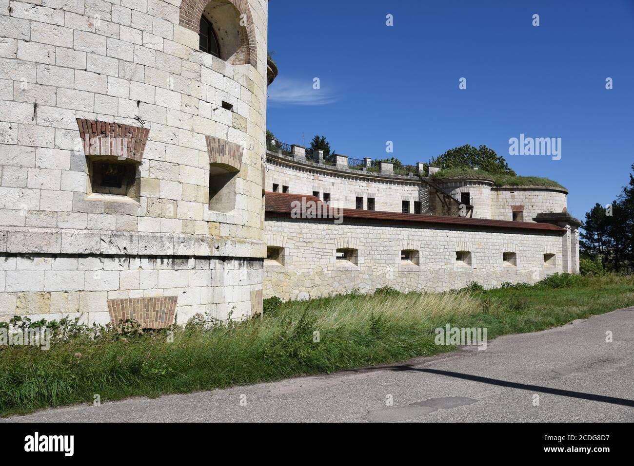 Vista su Fort Albeck Foto Stock