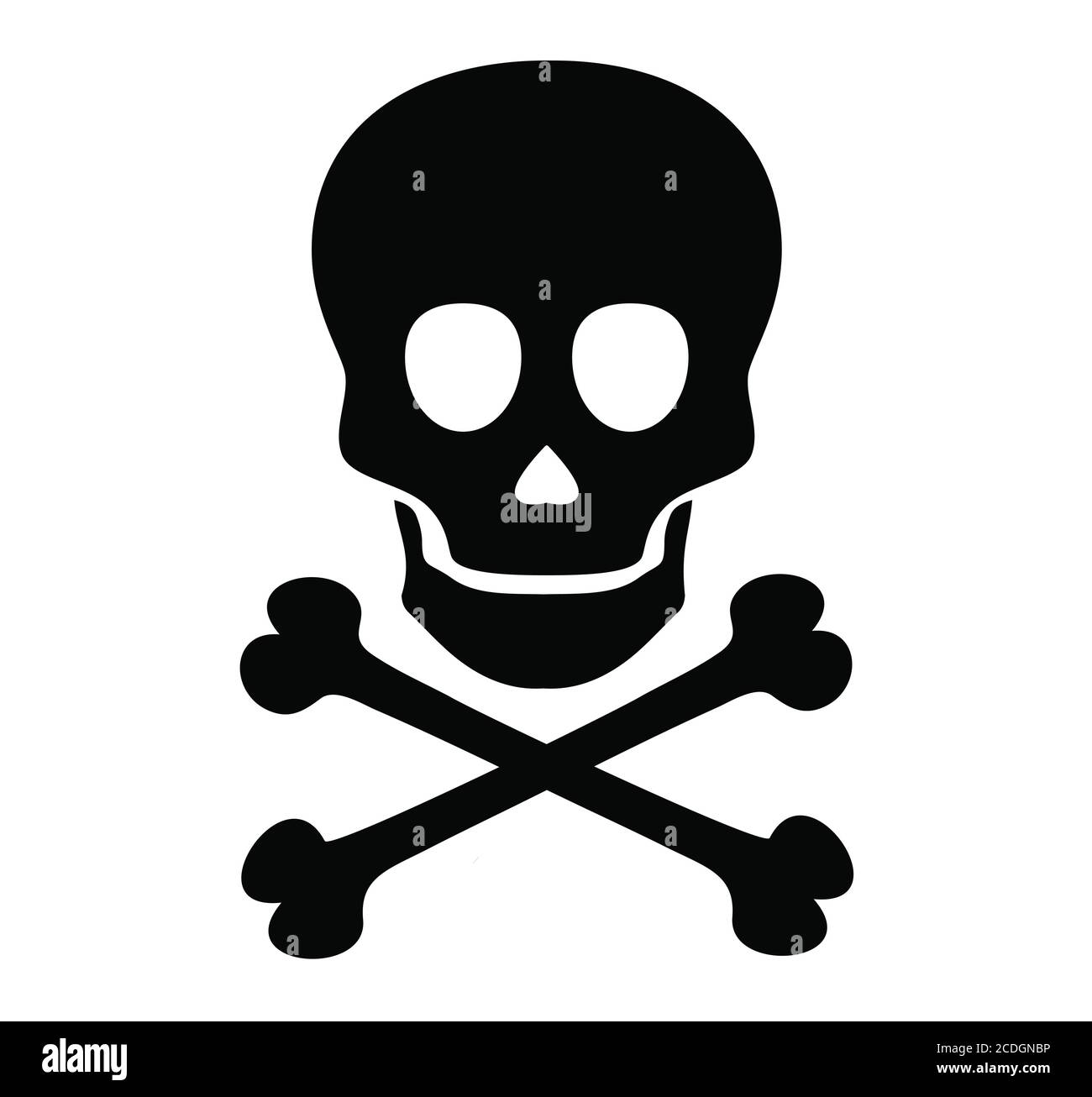 Set Di Tatuaggi Del Cranio Umano Bianco E Nero - Immagini vettoriali
