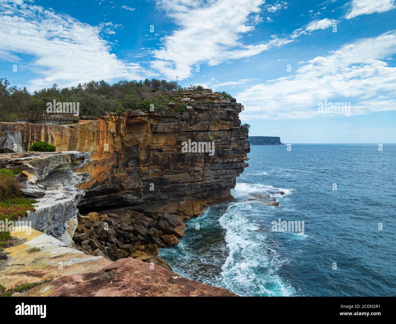 Il divario lookout, Watsons, Sydney, Nuovo Galles del Sud, Australia Foto Stock