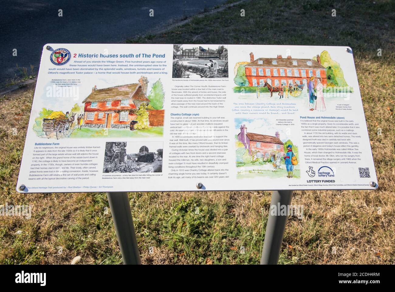 informazioni nel villaggio di otford vicino sevenoaks kent Foto Stock