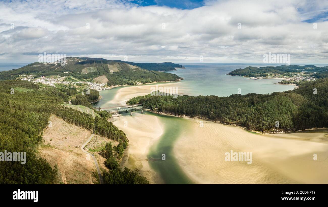 Ría do Barqueiro, Galizia, Spagna Foto Stock