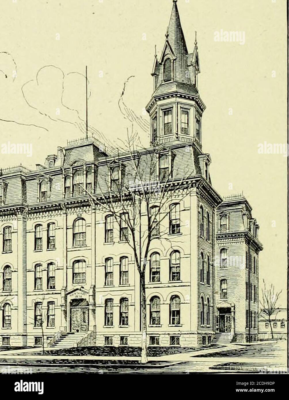 Binghamton : il suo insediamento, la crescita e lo sviluppo, e i fattori  della sua storia, 1800-1900 . datato 3 agosto 1894; corrispettivo di 3,300  dollari. L'edificio fu eretto BINGHAMTON, LO