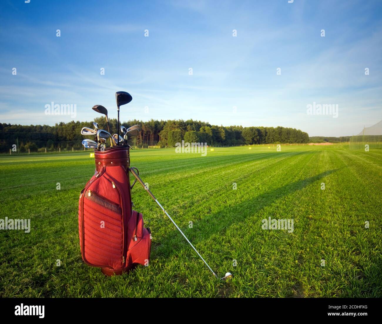Attrezzatura da golf Foto Stock
