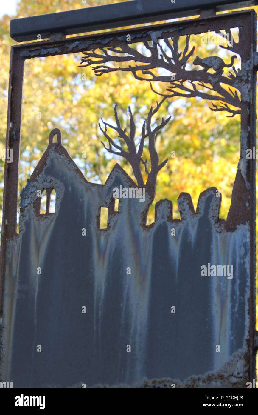 Alloway Auld Kirk, Ayrshire, Scozia, risale al 16 ° secolo, ha ispirato Robert Burns a scrivere la poesia tale di Tam o Shanter Foto Stock