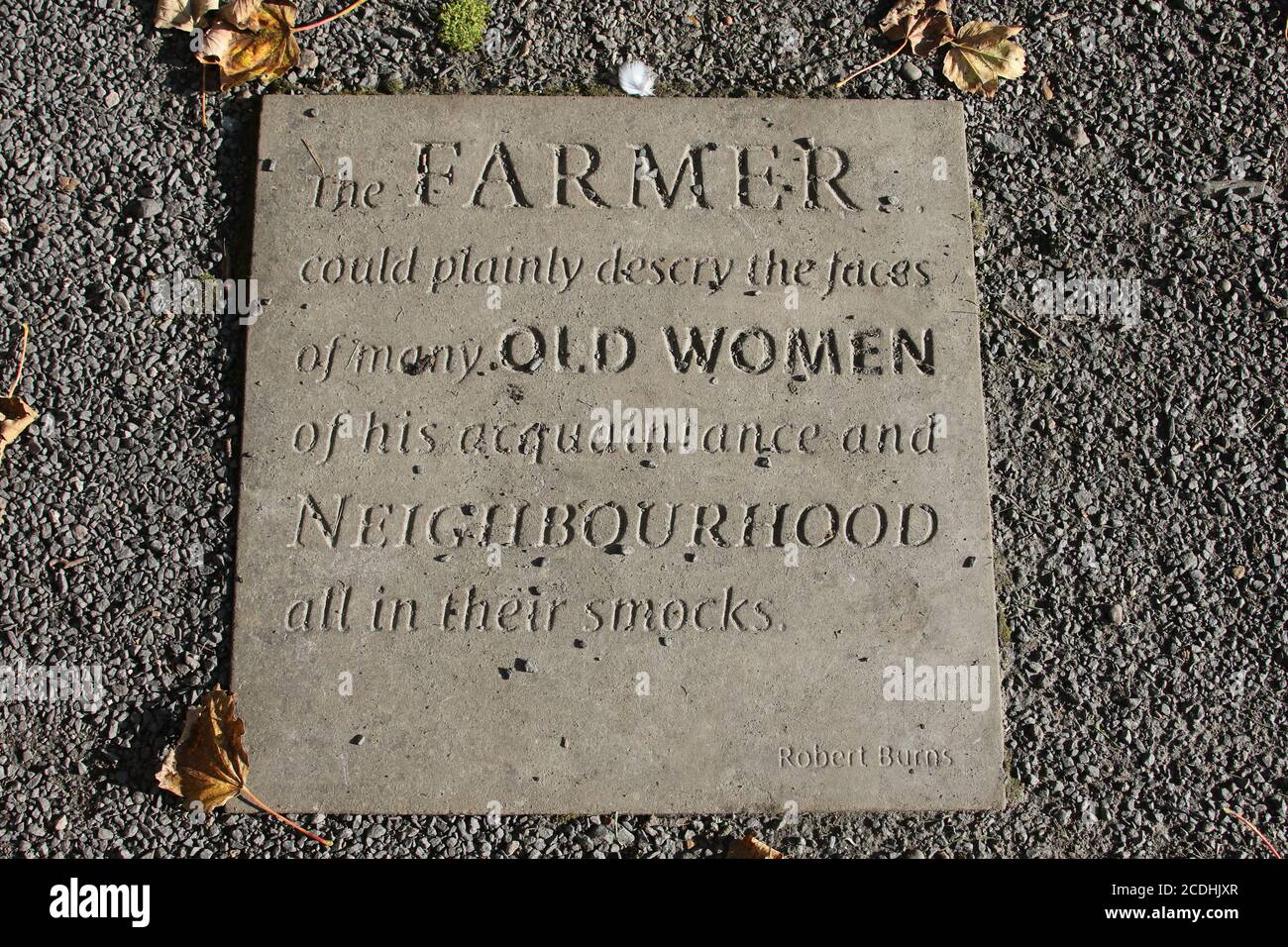 Alloway Auld Kirk, Ayrshire, Scozia, risale al 16 ° secolo, ha ispirato Robert Burns a scrivere la poesia tale di Tam o Shanter Foto Stock