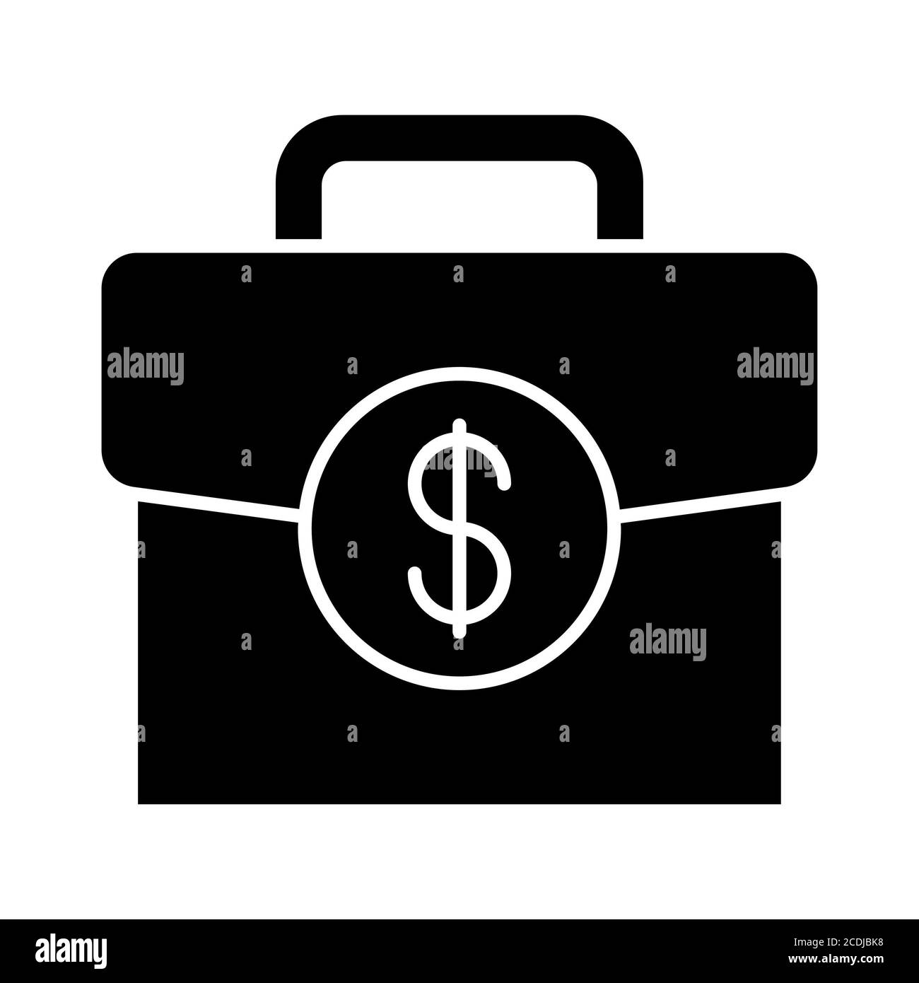 Business Money Banking Glyph icona Foto Stock