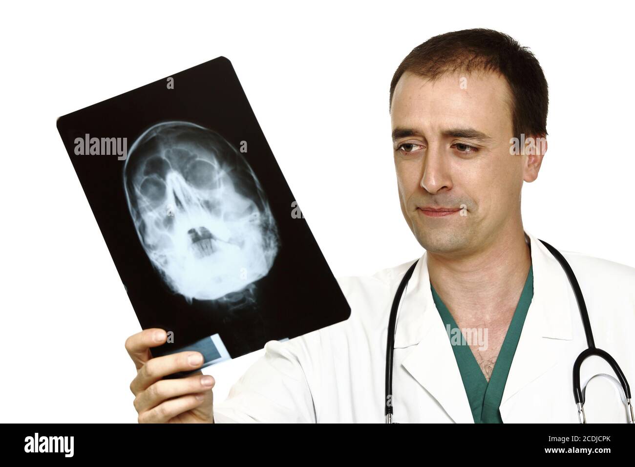 Medico e x-ray Foto Stock