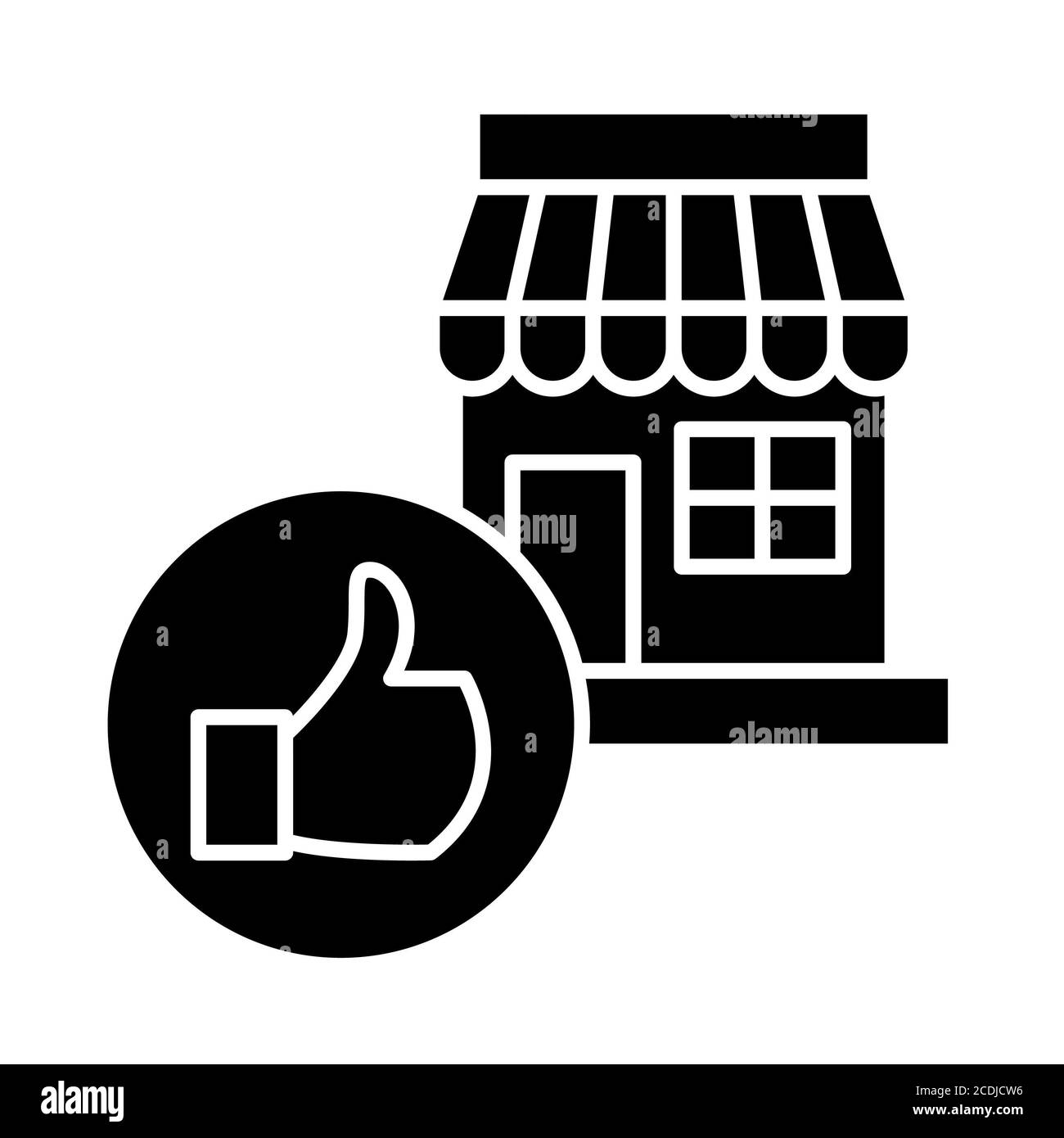 Miglior Shopping Shopping Glyph icone Foto Stock