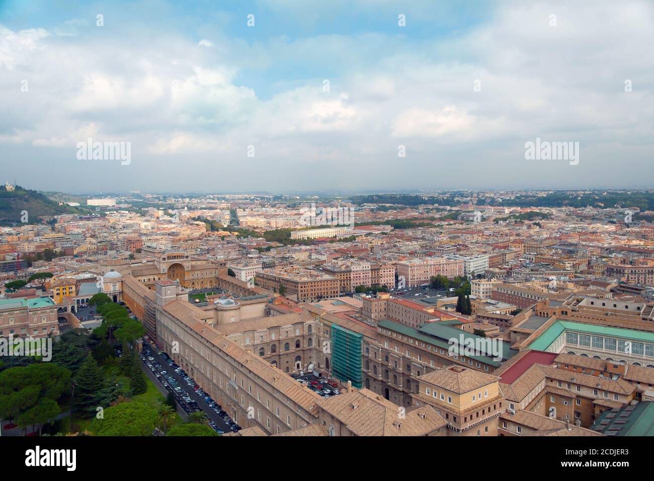 Scena urbana di Roma Foto Stock