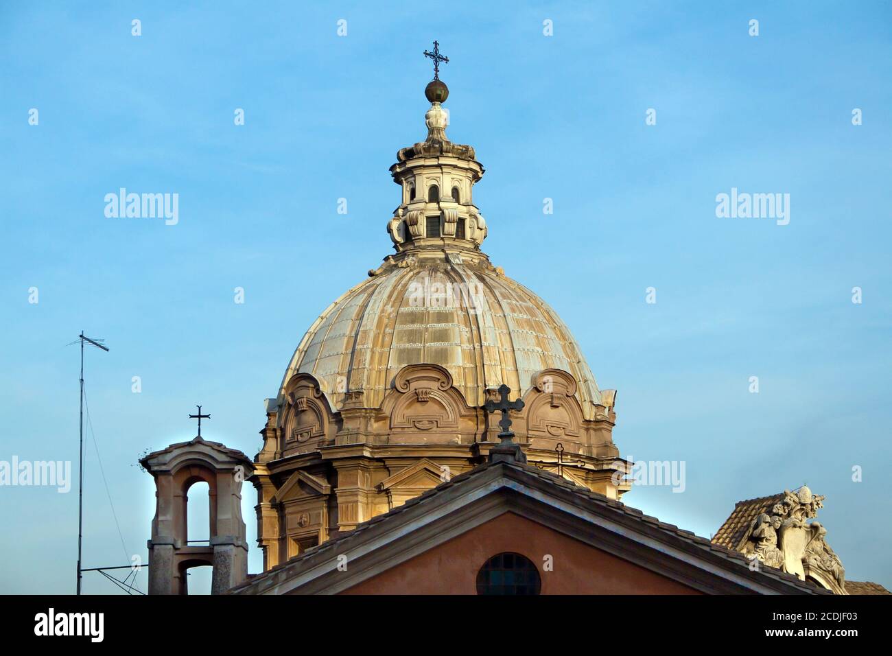 Petersdom a Roma Foto Stock
