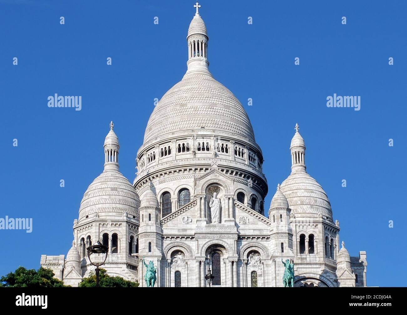 Il Sacre Coeur basilica Parigi Foto Stock