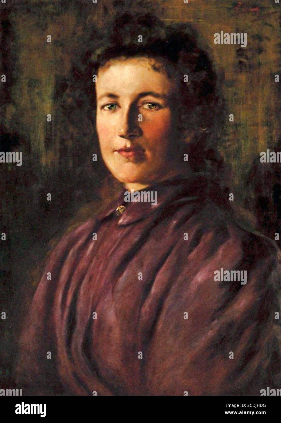 Ritratto di Jane Eyre di G. P. Nerli , c. 1895 Foto Stock