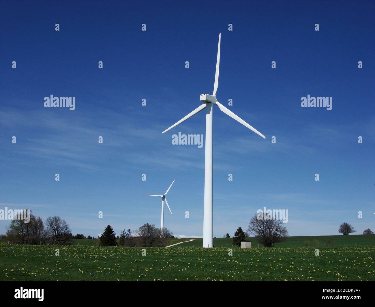 Turbina di vento Foto Stock