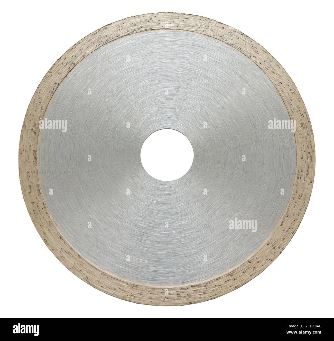 disco abrasivo per taglio di metalli Foto Stock