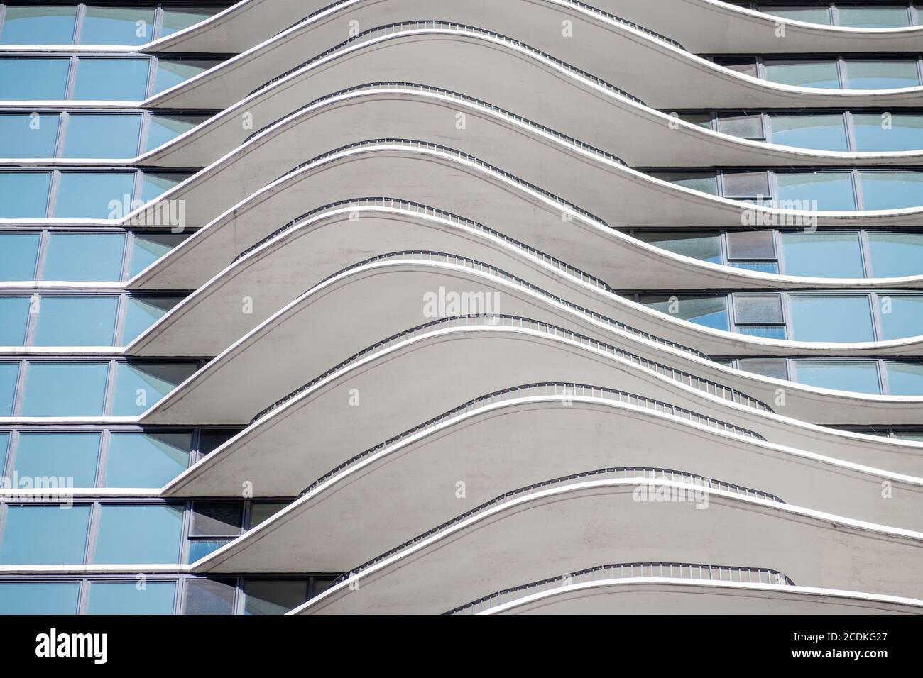 Dettaglio di Aqua Tower Foto Stock