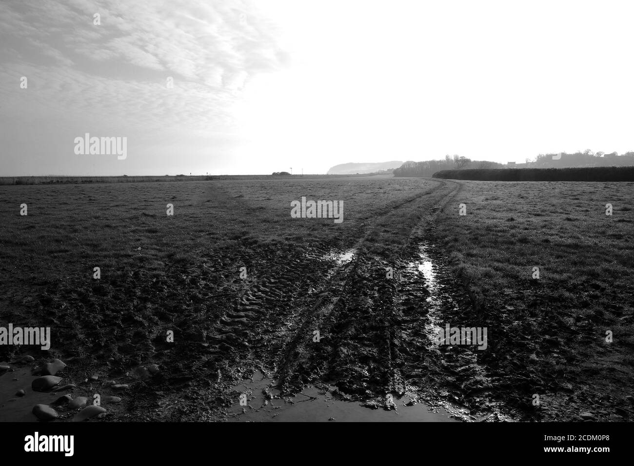 Guardando verso est verso Blue Anchor. Foto Stock