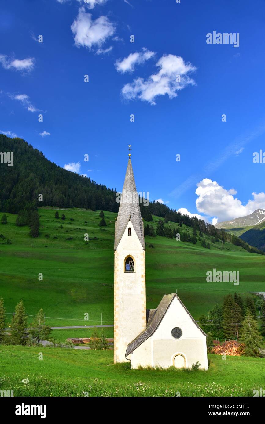 Chiesa filiale di San Giorgio a Kals am Großglockner, Tirolo Orientale, Austria, Europa Foto Stock