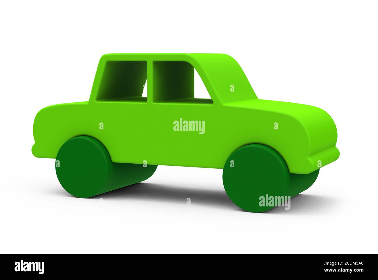 l'auto verde Foto Stock