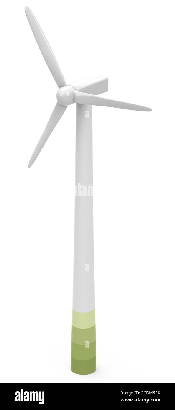 la turbina eolica Foto Stock