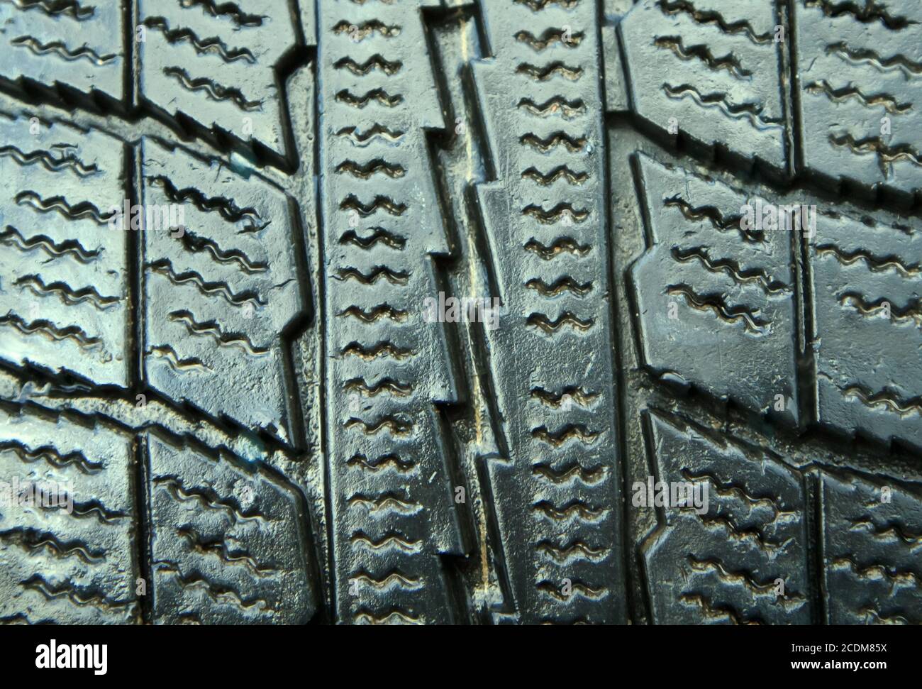 Nuovo pneumatico invernale closeup Foto Stock