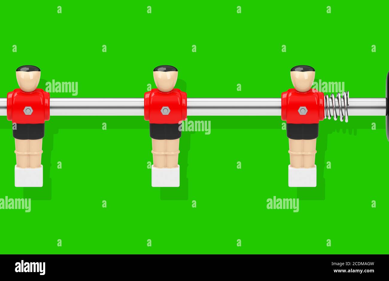 tavoli da calcio Foto Stock