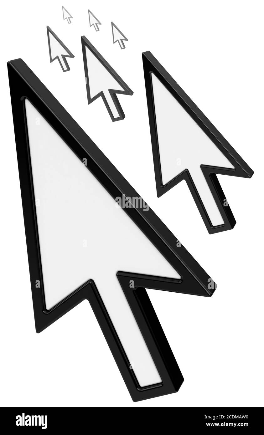 I cursori del mouse Foto Stock