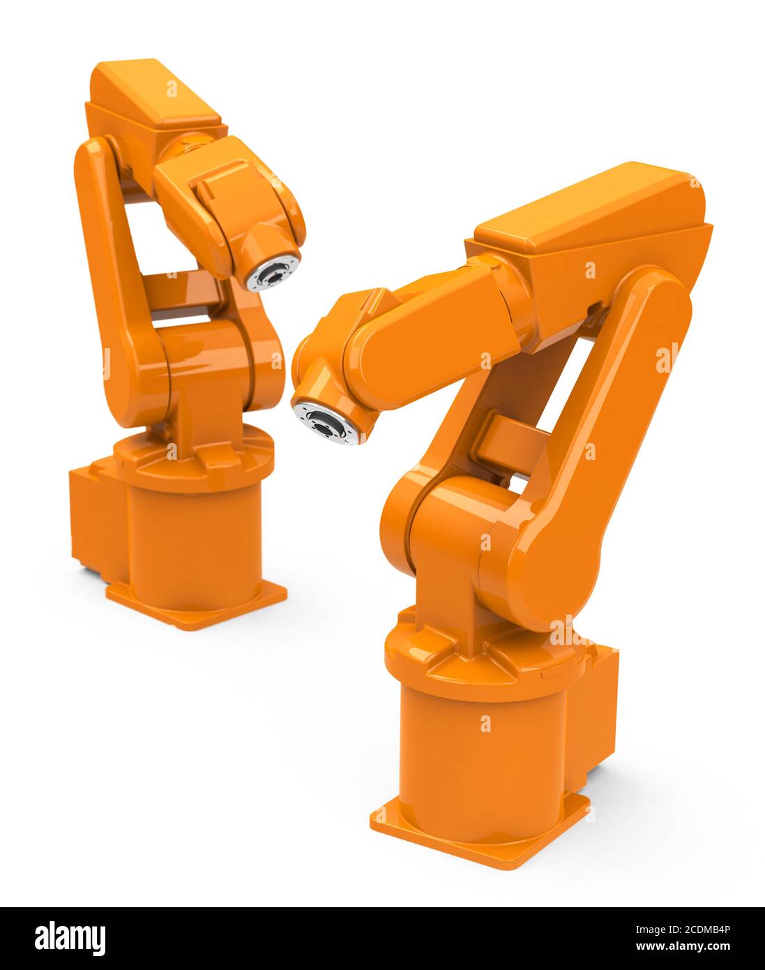 I robot industriali Foto Stock