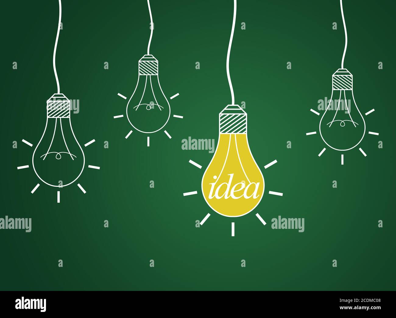 la grande idea Foto Stock