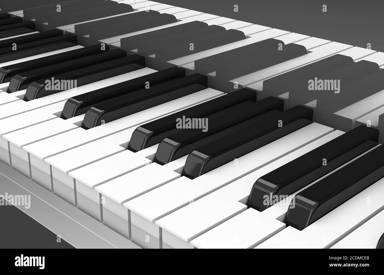 i tasti del pianoforte Foto Stock
